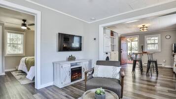 2 chambres, fer et planche Ă repasser, Wi-Fi gratuit, draps fournis