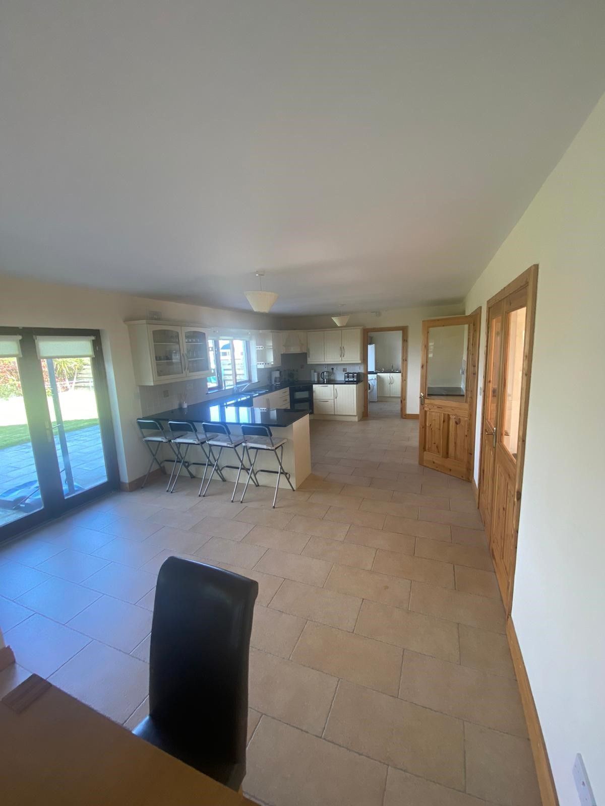 Fridge, toaster, cookware/dishes/utensils
