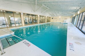 Indoor pool, outdoor pool