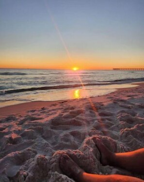 Beach nearby, beach towels