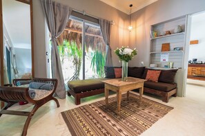 Living area - CASA ZABA (Tulum)