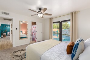 3 bedrooms, iron/ironing board, free WiFi, bed sheets - Turquoise Sunset - Heated Pool! 5 Minutes to Old Town Scottsdale! (Scottsdale)