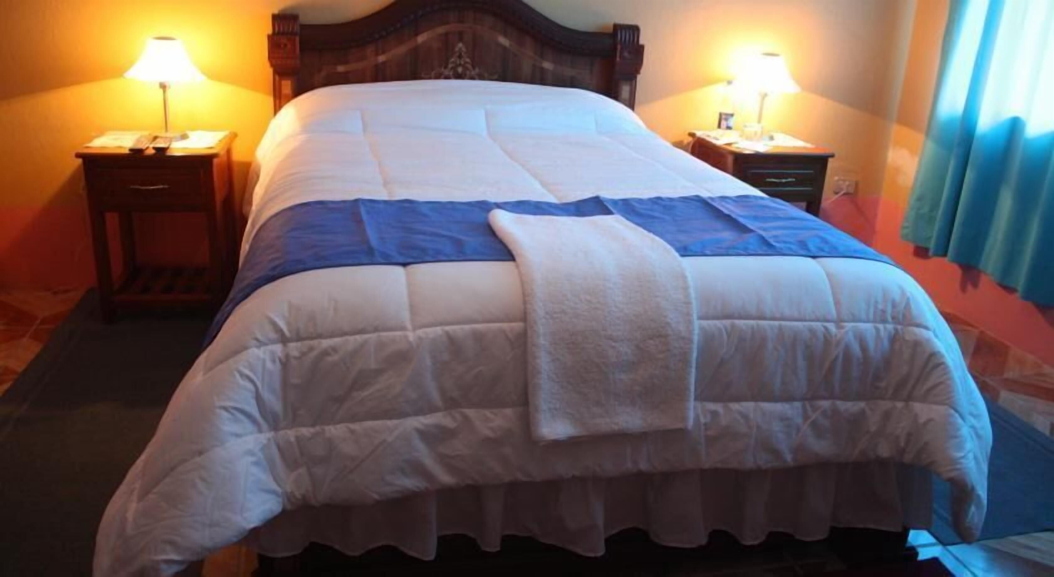 Down comforters, free WiFi, bed sheets