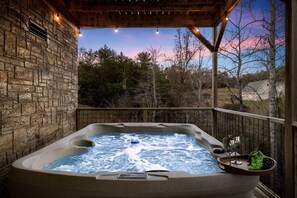 Bain à remous extérieur