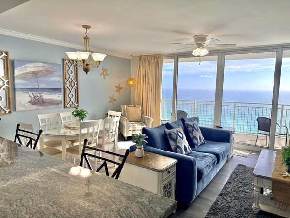 Smart TV, DVD player, table football, ping pong