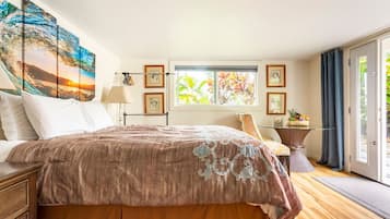 1 slaapkamer, een strijkplank/strijkijzer, gratis wifi, beddengoed