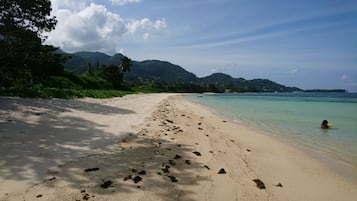 On the beach