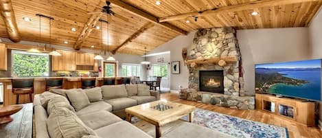 Smart TV, fireplace, offices