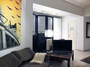 TV, stereo - Cosy artist studio in Barrio de Salamanca (Madrid)