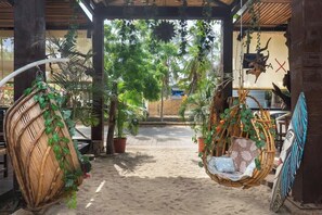 Overnattingsstedets uteområder