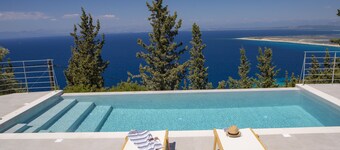 Brand New Villa Ionion Theasis Armonia with sea view & private pool