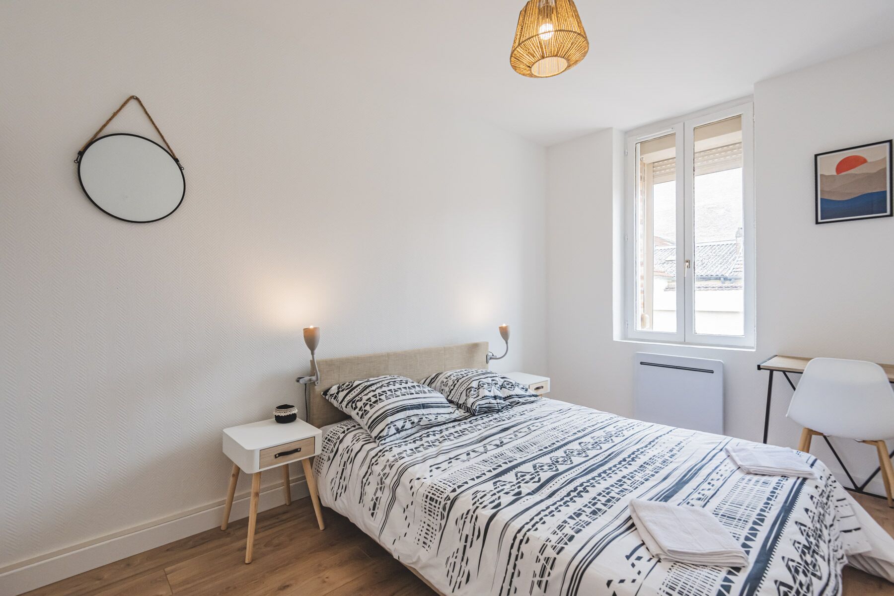 2 chambres, bureau, Wi-Fi gratuit