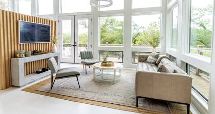 Happiness Ranch - Cypress Tree House | Modern Couples Getaway in Blanco!