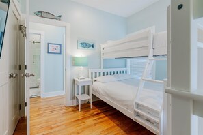 3 bedrooms, iron/ironing board, travel cot, WiFi