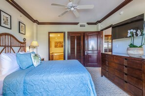 1 bedroom, iron/ironing board, travel crib, WiFi