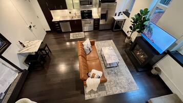 TV connectée, cheminée