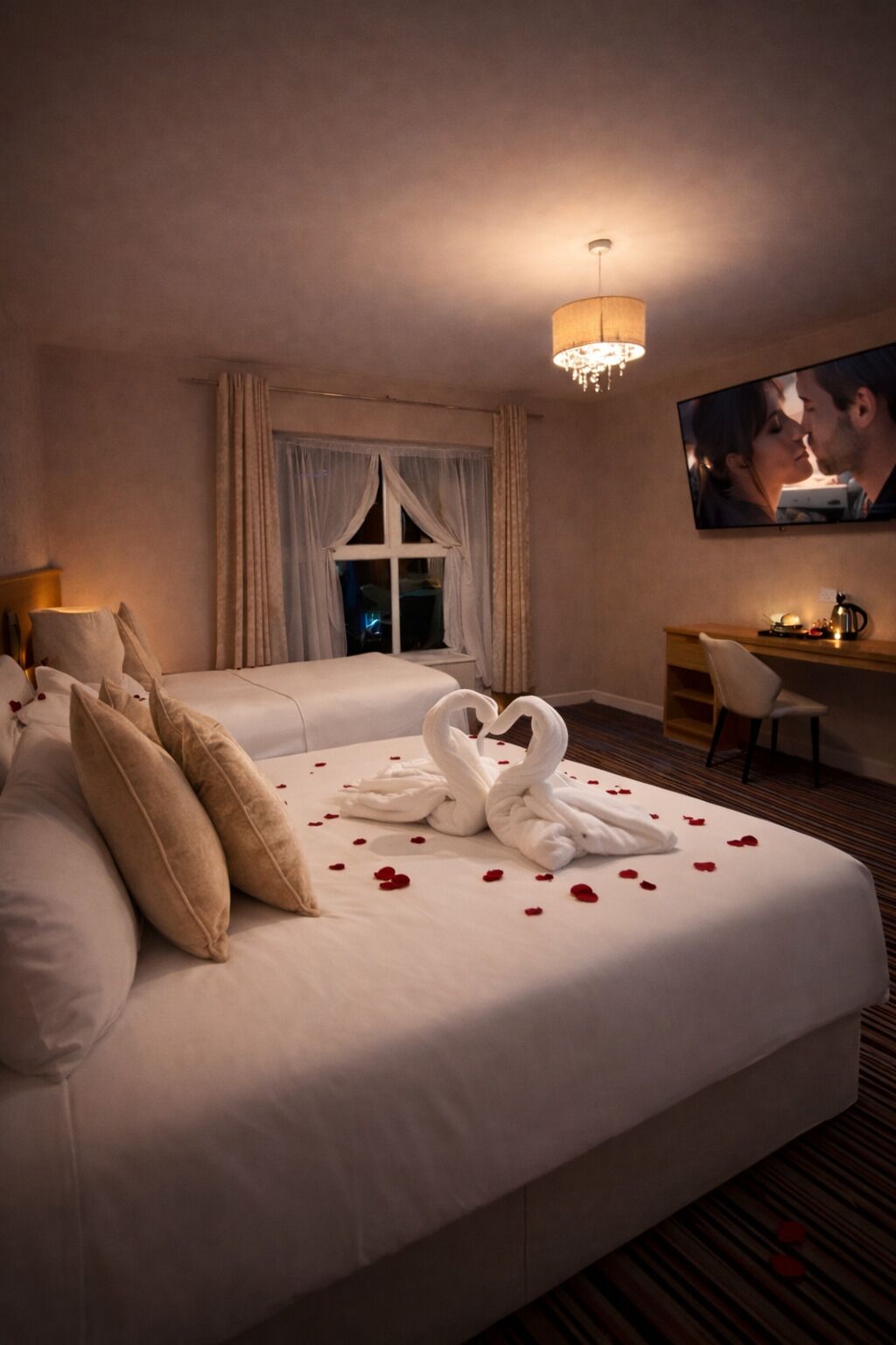 Strykjärn/strykbräda, resesäng och gratis wi-fi