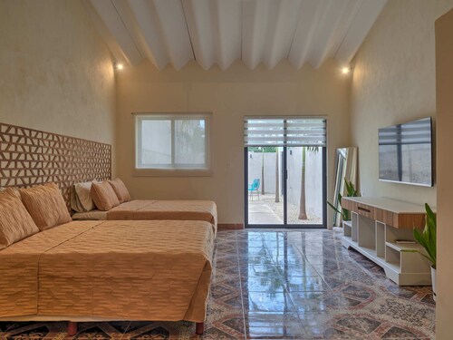 La Ermita Suites in Merida Centro with Pool - Historic Church Front