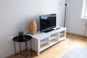 Comfort Apartment | Living area | 36-inch TV with cable channels - 2ndhomes Central 1BR City Apartment (Helsinki)