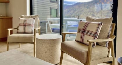 Private Pool | Stunning lake & mountain views | Modern, costal design