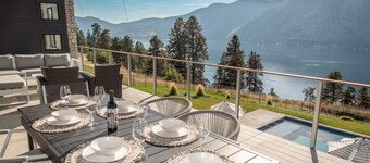 Private Pool | Stunning lake & mountain views | Modern, costal design