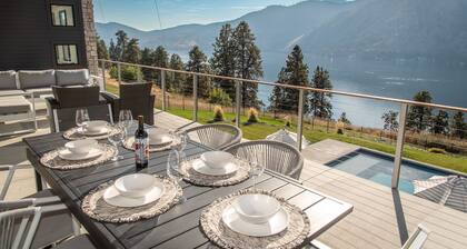 Private Pool | Stunning lake & mountain views | Modern, costal design