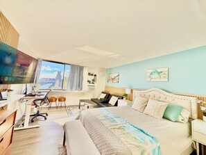 1 habitación, escritorio, tabla de planchar con plancha y wifi gratis 