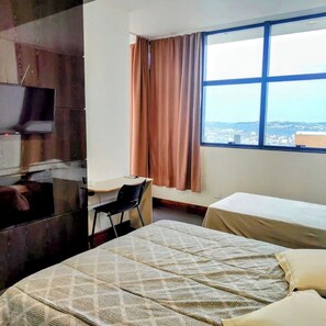 Comfort Room, Multiple Beds, Private Bathroom, City View