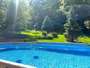Outdoor pool - Log Cabin/ w hot tub, outdoor pool & pool table (Lansing)