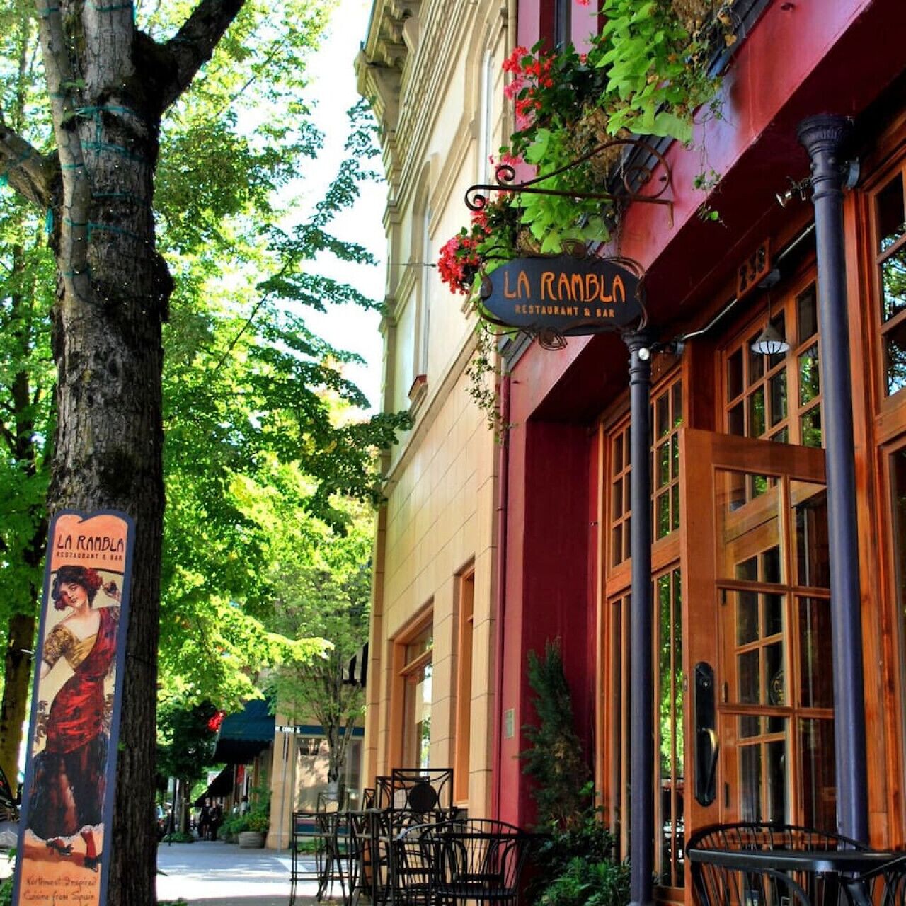 Experience the vibrant flavors of Spain at La Rambla Restaurant & Bar in McMinnville. Nestled in the heart of downtown, this charming spot offers a taste of Mediterranean cuisine paired with a cozy atmosphere, perfect for enjoying a leisurely meal or drin