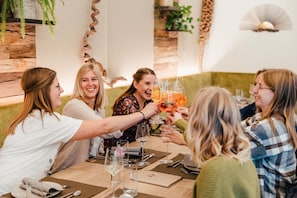 Frühstück, Mittagessen und Abendessen