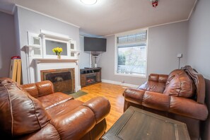 TV connectée, cheminée