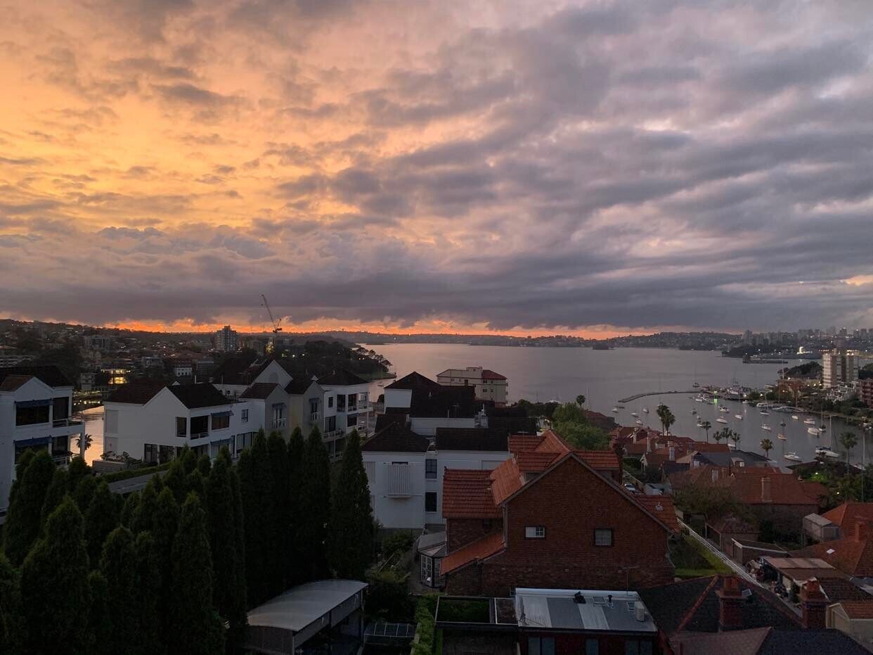 Wake up each day watching the sunrise over the water. No two days are the same
