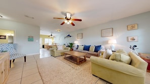 TV, table football - Shared Heated Pool, Pet Friendly, Golf Cart Access (Port Aransas)