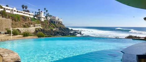 Indoor pool, outdoor pool