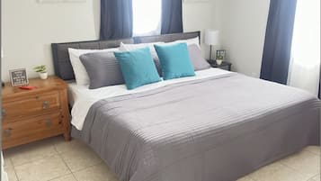 3 bedrooms, iron/ironing board, free WiFi, bed sheets