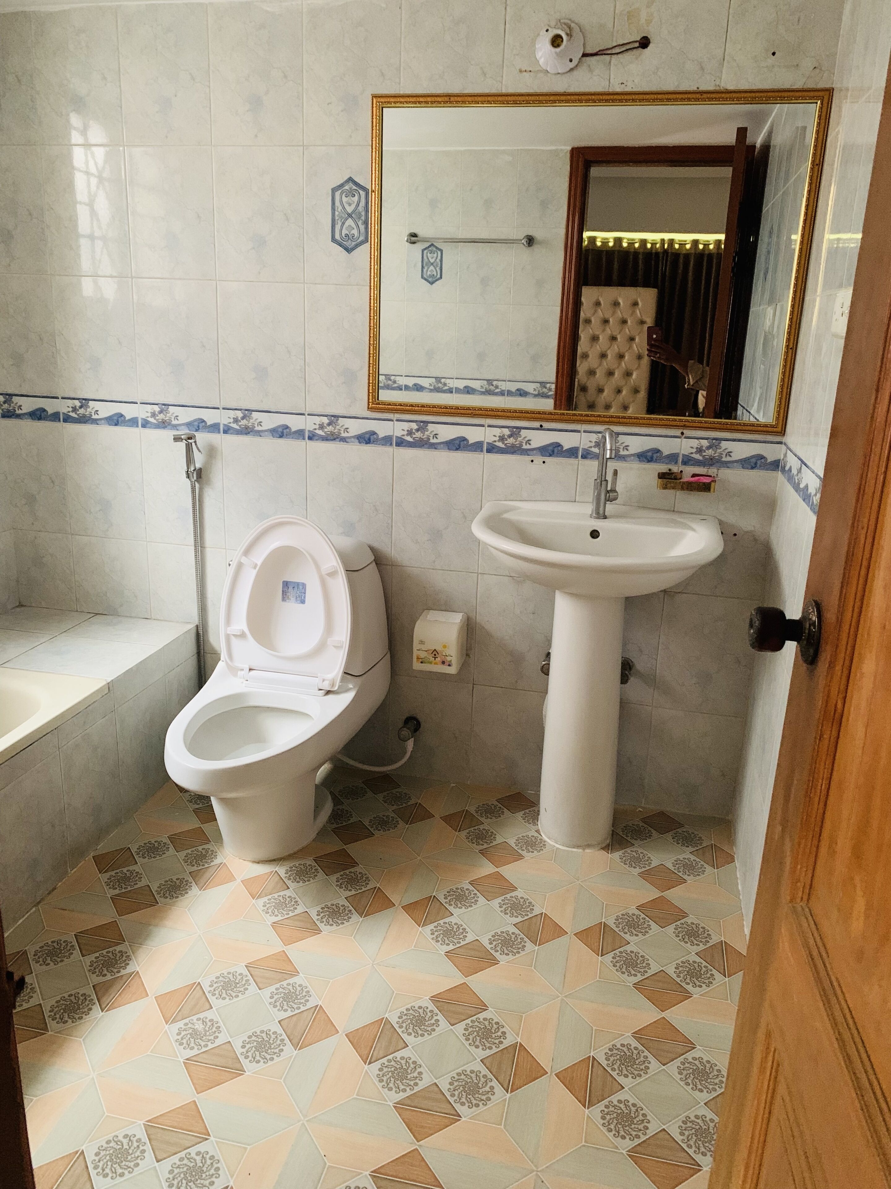 family quadruple room, 2 double beds | bathroom | rainfall showerhead, towels