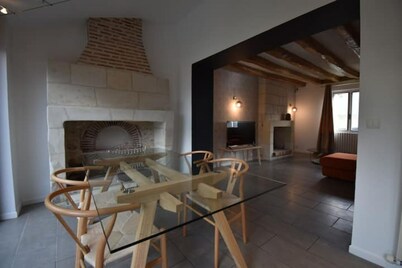 Charming farmhouse with garden close to Tours.