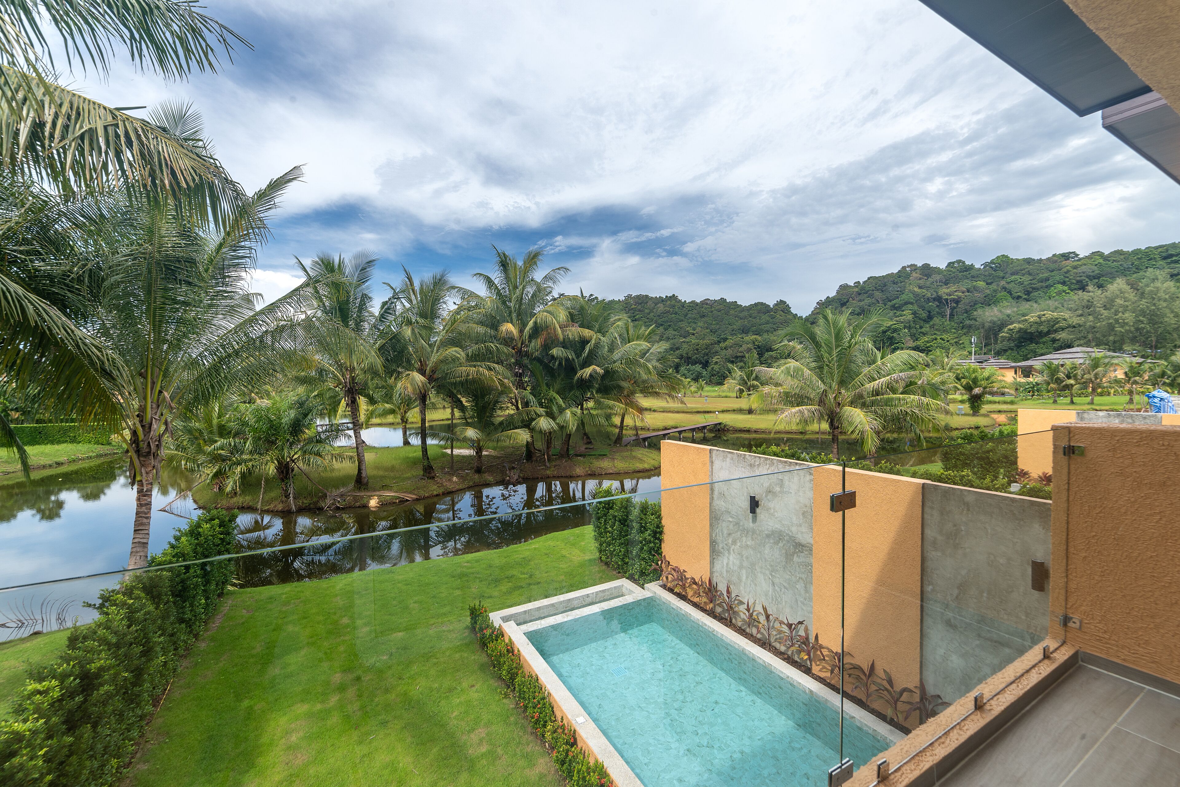 Pemandangan taman