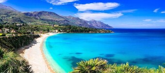 Villa Fenice Breathtaking Panoramic View in Scopello Sicily up to 10 people Pool