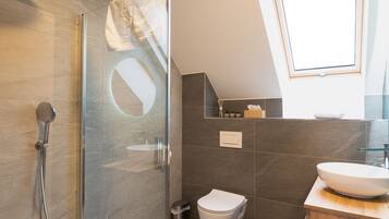 Shower, hair dryer