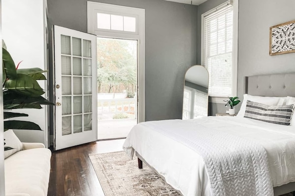 Wake up and immediately step onto the porch.