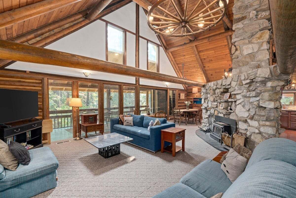 TV, fireplace, table football