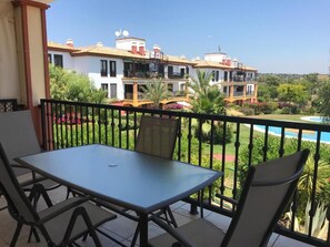 Outdoor dining - Incredible apartment with pool, terrace and beautiful views (AN)