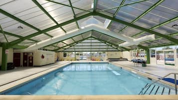 Indoor pool, a heated pool