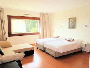 3 bedrooms, iron/ironing board, WiFi, bed sheets