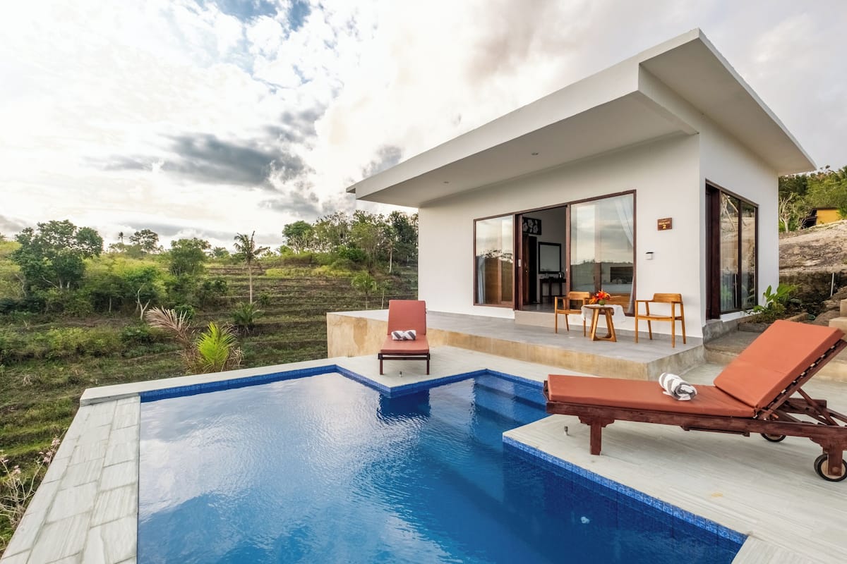 Deluxe Double Room, Private Pool, Hill View | Hill view