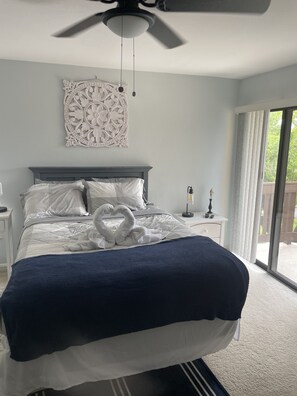 2 bedrooms, iron/ironing board, free WiFi, bed sheets