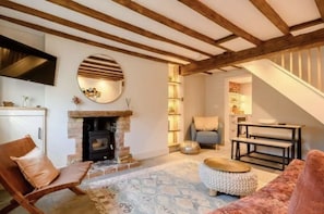 Smart TV, chimenea