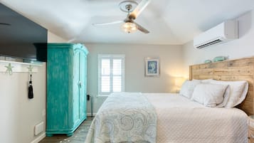 1 slaapkamer, een strijkplank/strijkijzer, gratis wifi, beddengoed